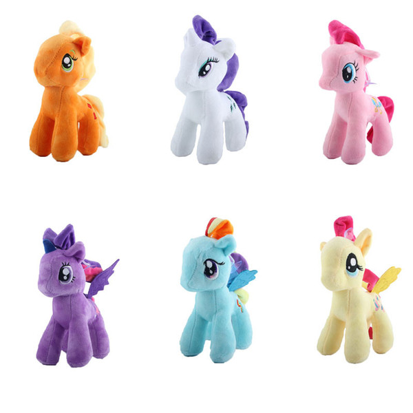 10'' Unicorn Plush Toys Rainbow 25cm Plush Kids Toys 10inch stuffed animals movie Collection Edition Pony Design Home Decor Decora