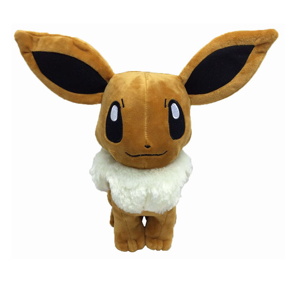 Wholesale High Quality Large Eevee Dolls Plush Toys Soft Stuffed Dolls Eevee Cute Baby Toys Plush Animals Plush Best Kids Gift Free shipping