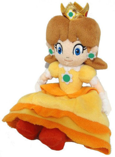 15cm Super Mario Bros Series Princess Daisy Stuffed Plush Toy Doll GIFT NEW