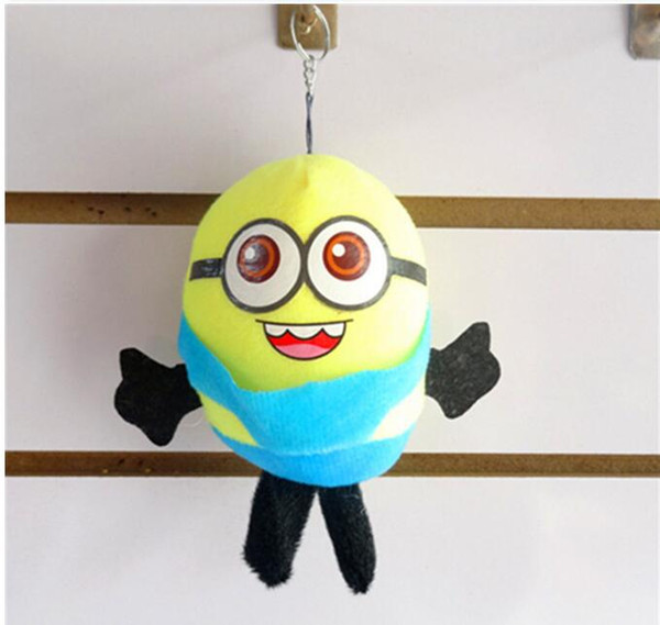 Mini 8cm Despicable ME Movie Plush Toy Yellow Kid Birthday Gift Children Plush Stuffed Toys Doll baby gift doll