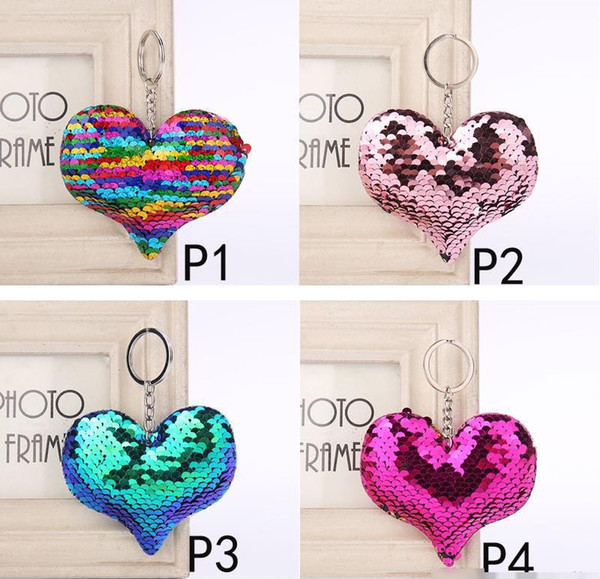 Cute Chaveiro Star Keychain Glitter Pompom Sequins Key Chain Gifts for Women Llaveros Mujer Car Bag Accessories Key Ring