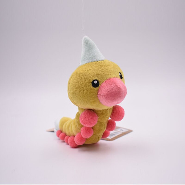 New 19cm Plush Weedle Cute Lovely Toy Positive Energy Good Quality Anime Movie Toy Christmas Gift for Kid Lifelike Doll