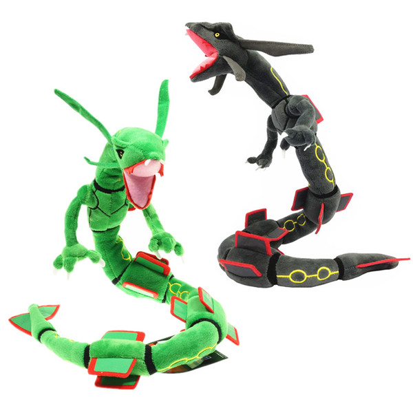 New 78CM Green Black Rayquaza Plush Doll