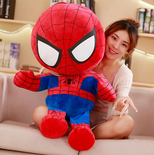 12 men and women like the Avengers doll spiderman plush toy US captain doll doll iron girl girl heart gift 100 cm