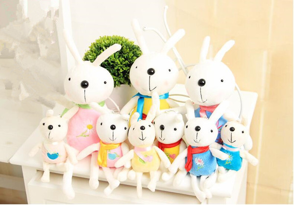 Cute Cartoon Rabbit Plush Toys Kids Children Stuffed Toy Ester Day Creative Thoughtful Gift Wedding Ornament Gifts XR 001