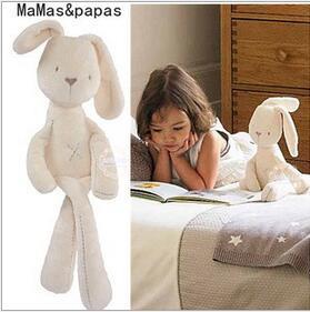 54*11CM Cute Baby Kids Animal Rabbit Sleeping Comfort Doll Plush Toy JIA783