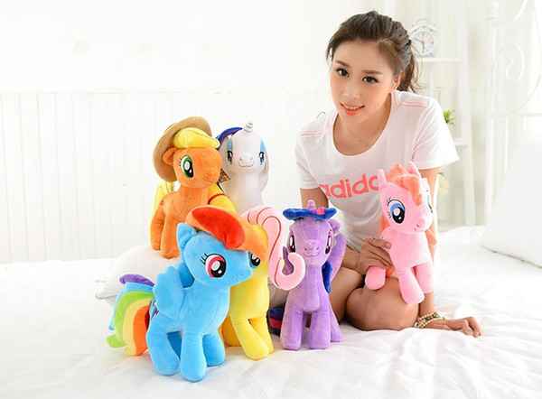 DHL 2019 New unicorn plush toy 20cm plush toy collection popular plush pony toy as a children's Children's Christmas gift