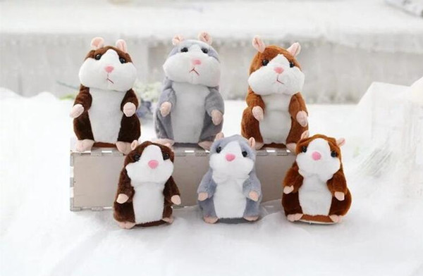 2017 hottest fire talking Hamster Talk Sound Record Repeat Stuffed Plush Animal Kids Child Toy