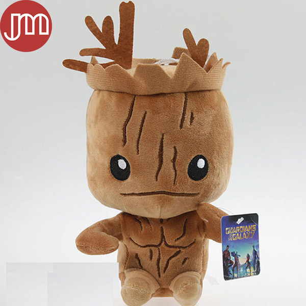 New Mini Guardians of the Galaxy Tree Man Groot Stuffed Plush Doll Superhero Anime Toy 20cm Brinquedos