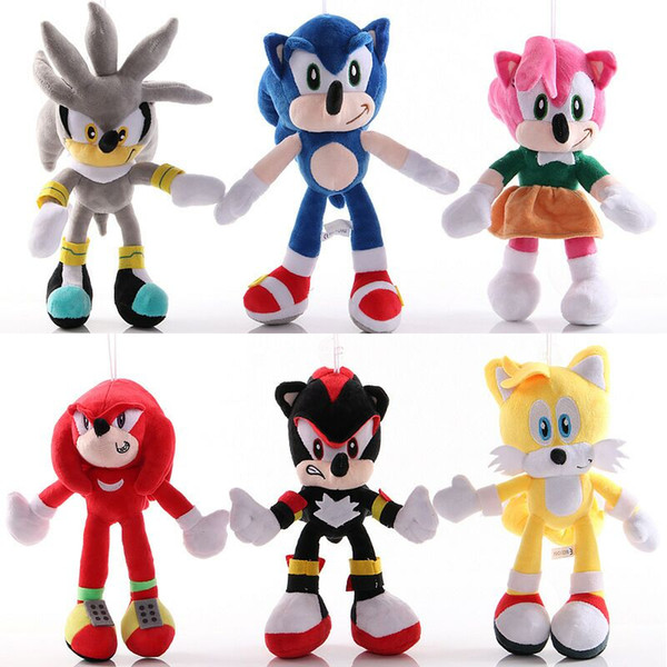 6 Styles Ultrasonic mouse sonic super Sonic plush toy Tarsnak hedgehog doll Animals Plush Toys Kids Gift