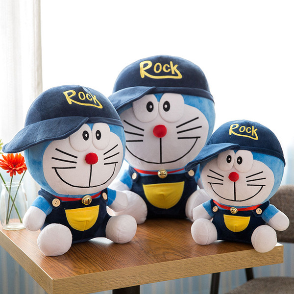 Doraemon Plush toys children sleeping soft back cushion cute stuffed animals filling Doraemon baby companion doll Christmas gifts kids toys