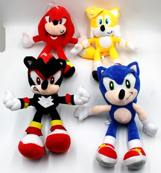 New Arrival Sonic the hedgehog Sonic Tails Knuckles the Echidna Stuffed animals Plush Toys With Tag 9