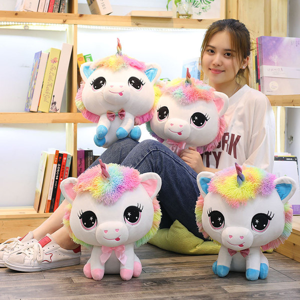 Lovely Unicorn Plush Toys Soft Stuffed Cartoon Unicorn Dolls Cute Animal Horse Toys for Children Girls Birthday Gift kids toys