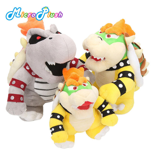 Super Mario plush toys 10inch Koopa Bowser dragon stuffed animals plush doll Brothers Bowser soft Plush doll children gift