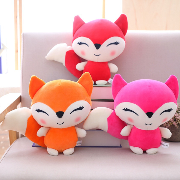 23cm Kawaii Dolls Stuffed Animals & Plush Toys for Girls Children Boys Toys Plush Pillow Fox Stuffed Animals Soft Toy Doll