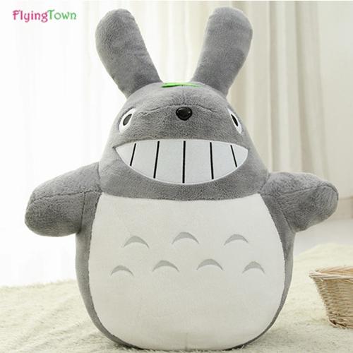 FlyingTown 60cm Miyazaki Stuffed Animal Totoro Cartoon Movies Plush Toys Baby Toy High Quality Dolls Girl's Gift Free Shipping