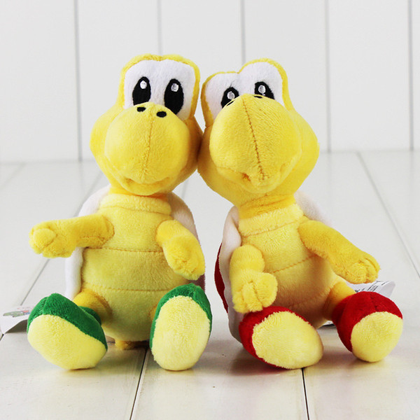 softable 16cm Super Mario Plush Toy Koopa Troopas Red Green Turtle Tortoise Stuffed Animal Doll for Children