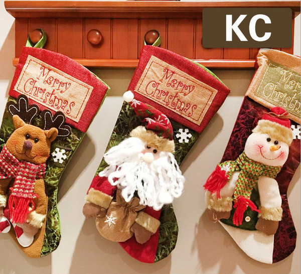 Christmas decorations for Santa Claus snowman socks Christmas stocking Christmas stockings