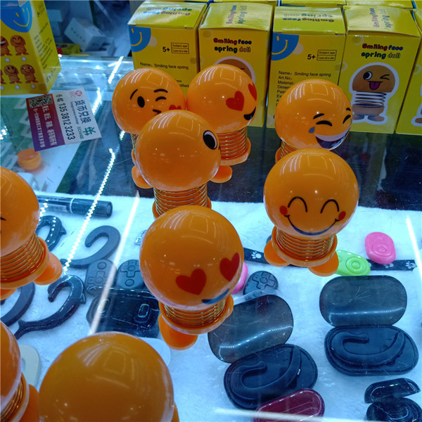 Shaking Sound Similar Head Shaking Doll Wechat Express Pack Bounce Doll Creative Car Interior Jewelry Spring Car Arrangements