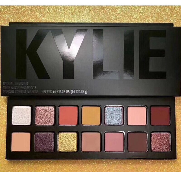 Kylie Makeup Palette Nice Eyeshadow palette Pressed Powder Eye Shadow Powder 14 colors in stock free shipping