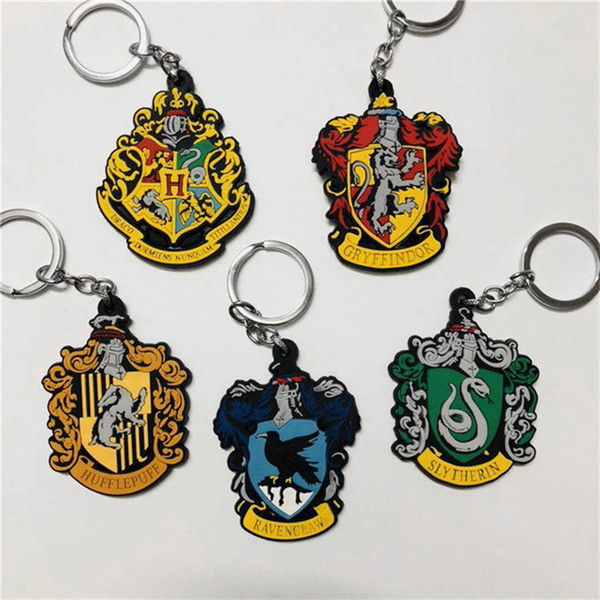 6 Styles American movie character shapes Keychains Pocket fitting Graffiti Happy Strong Thankfull Cartoon toy pendant T1I649