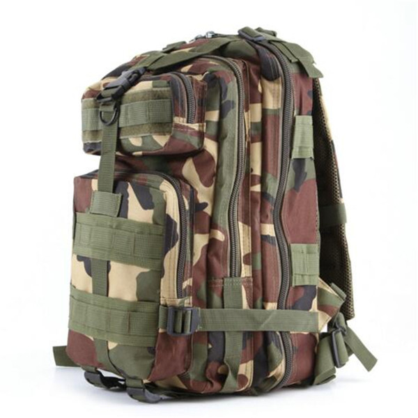 9 Style Outdoor Sports Camouflage Backpack Military Tactical Travel Backpack Rucksacks Camping Trekking Bag Mountain Hiking Bag Free DHL