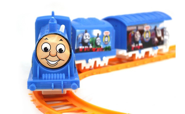 Train Toy Powered by 1pcs AA Battery Rail Car suit for Children Elder than 3 Years Old