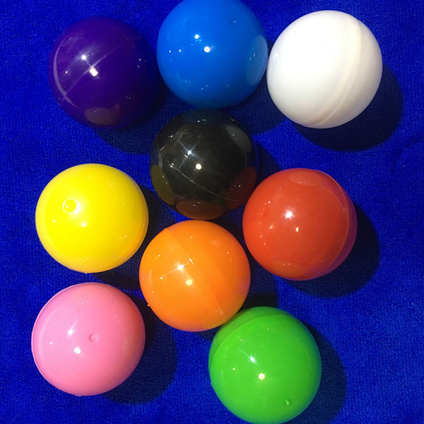 100pcs/lot 40mm Colored Plastic Ball for Vending Machine Plastic toy Balls Ball Surprise Gift Packing Ball