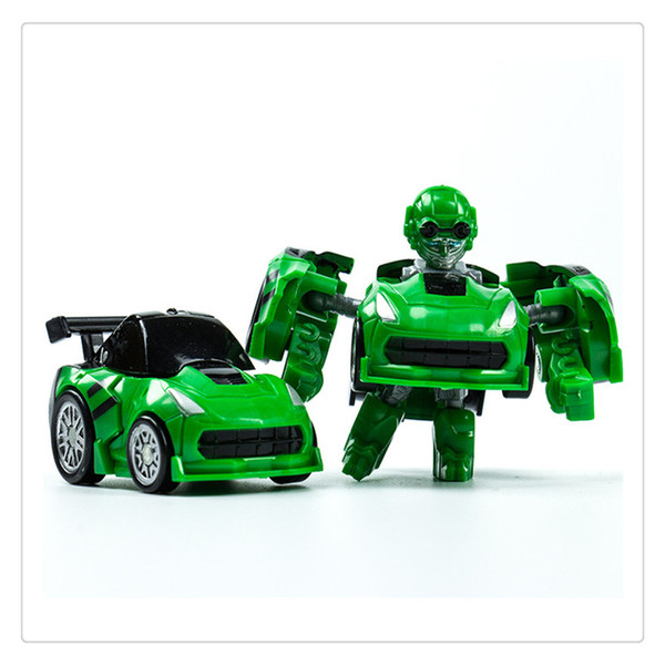 Model Toys Present Pocket Transformation Robot Car Toy Cute Mini Deformation Car Model Toys Present for Boys