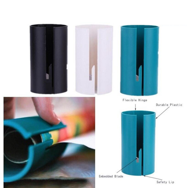 Wrapping Paper Cutter 3 Colors Little ELF Easy Cutting Sliding Cut Tool Made Easy and Fun Gift Other Toys 350pcs OOA5964