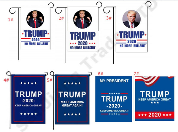 Keep America Great President Trump Election Flag Donald Trump Flags Campaign Garden flag 30*45cm Gardon Outdoor Decors A32009