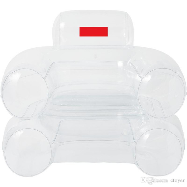 18 Air Inflatable-Chair Red yellow white 3 colors Inflatable-Chair Box Logo water sofa Vintage Chair Fw18 Blow Chair With air pump