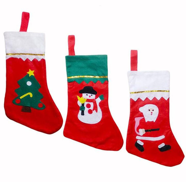 Quality velvet extra large Christmas stockings decoration gift Christmas Eve gift collection bags Christmas items collection BY0506