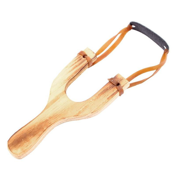 Powerful Slingshot Rubber Band Catapult Slingshot Toys Slingshot Wood Made Game Tool Outdoor Hunting Sports Accessories