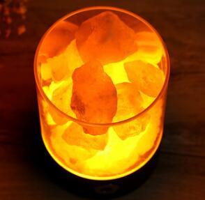 Creative Health Gifts Himalayan Crystal Salt Lamps Natural Negative Ion Lamps Bedside Bedroom Lamps