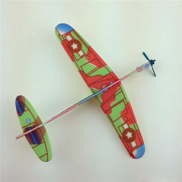 Hot product Wholesale Puzzle Magic Flying Gliders Aircraft Plane Foam Back Airplane Kids Child DIY Educational Toy