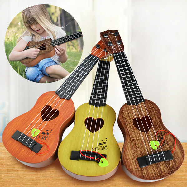 Children simulation small four-string instrument can play mini-Enlightenment early childhood music toys