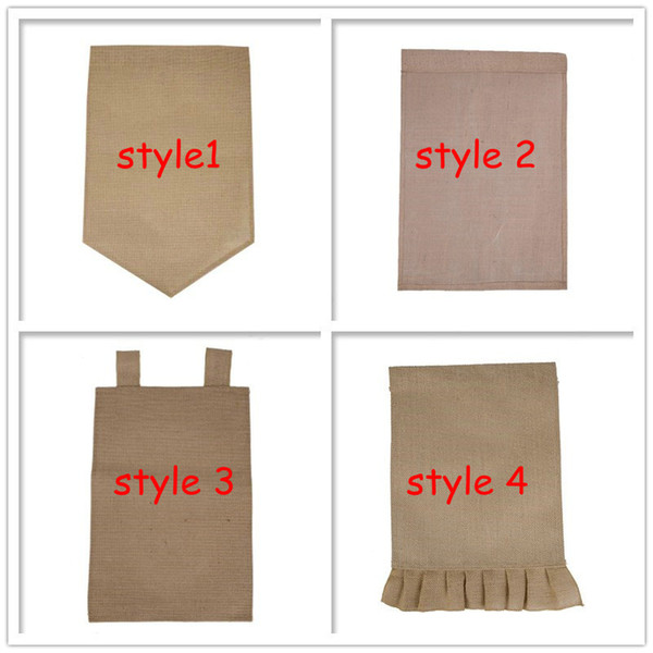DIY Burlap Garden Flags 12