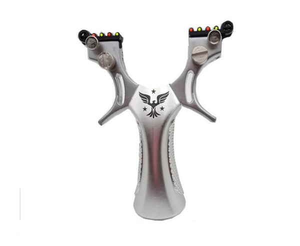 Outdoor Hunting Slingshot New Slingshot Zinc Alloy Slingshot Flat Skin Free Tight Adjustment Flat ABS Resin catapult