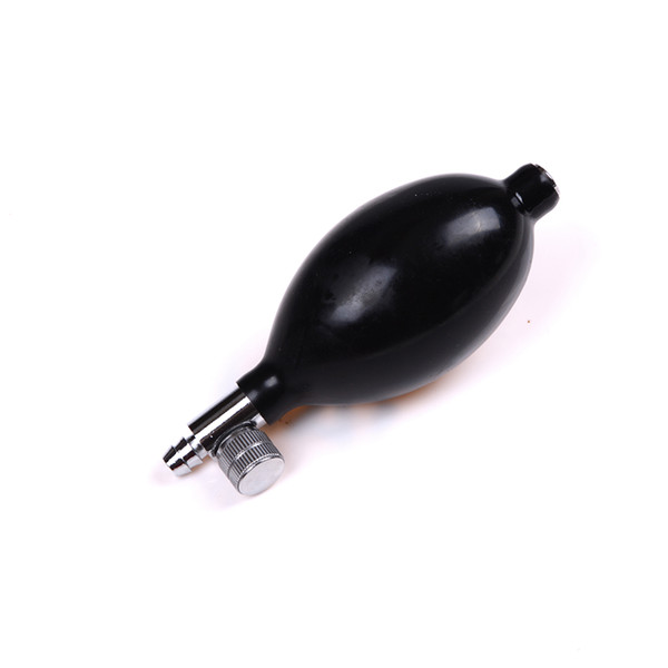 Pretend Play Doctor Toys Black Replacement Manual Inflation Blood Pressure Latex Bulb With Air Release 2pcs/set