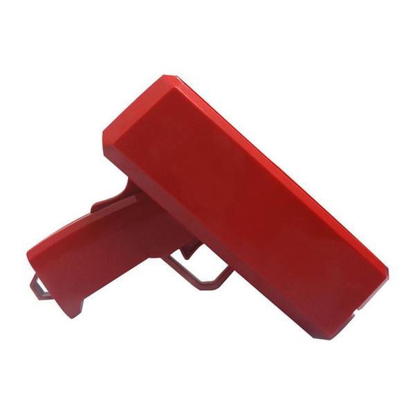 Wholesale Cash Cannon Money Gun Brand new dollar money bill gun toy Cash Launcher Cool red Car party Interior Decorations
