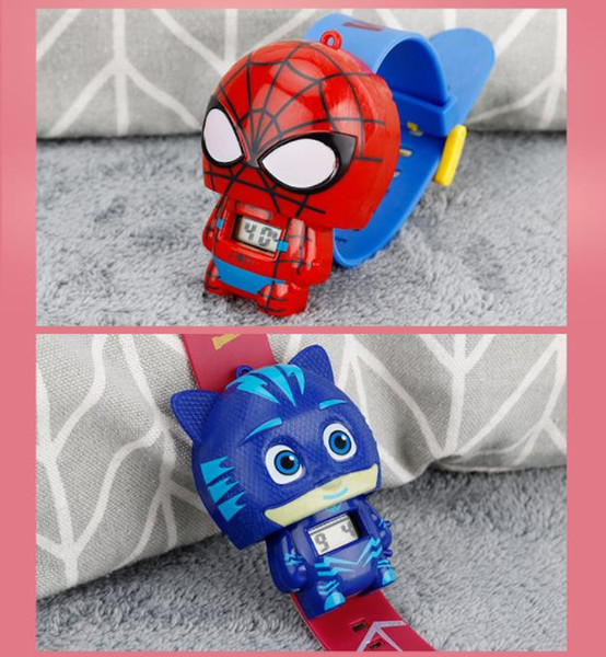 kids toy Watch Avengers Iron Man Hulk Spiderman Captain America Deformation Toys