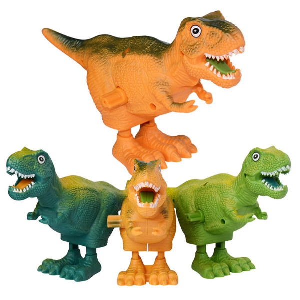 Wholesale Jumping Dragon PVC Educational model Jurassic Dinosaur Dolls Tyrannosaurus Model Jump Dinosaurs toys Childrens toy