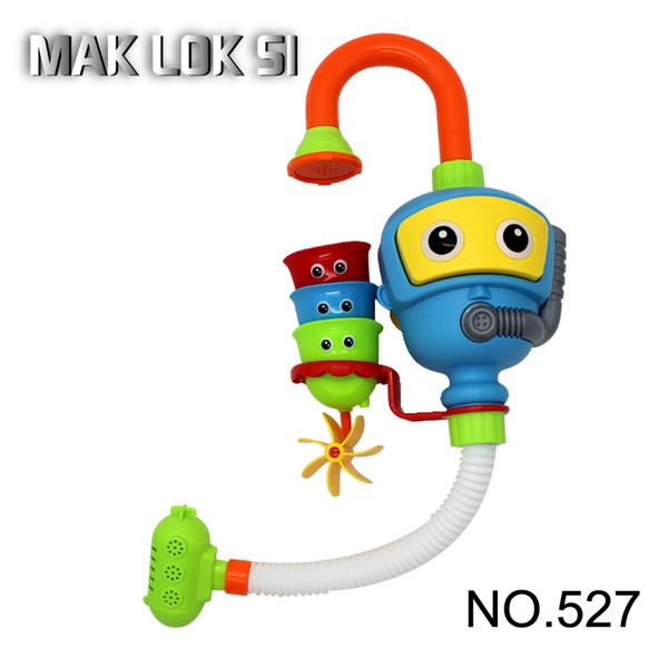 Lovely Funny Cartoon Toy Kids Baby Bath Toys for Children Shower Home game toys Waterwheel Spray Water Educational gifts