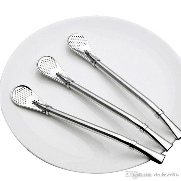 stainless steel Bombilla straws Yerba mate straw filter straw 16cm x 2 cm 