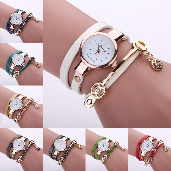 Women Geneva Leather PU Quartz Watches fashion casual luxury watch designer watches crystal Wristwatches montre de luxe