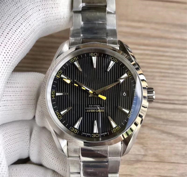 2019 Luxury Watches Stainless Steel Bracelet Aqua Terra 150m Master 41.5mm Stainless Steel 23110422101004 41.5mm MAN WATCH Wristwatch