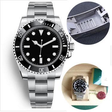 2019 mens 40mm watches 116610 Automatic Mechanical 2813 Gliding buckle Sapphire Glass Ceramic Bezel Stainless Mens Watches