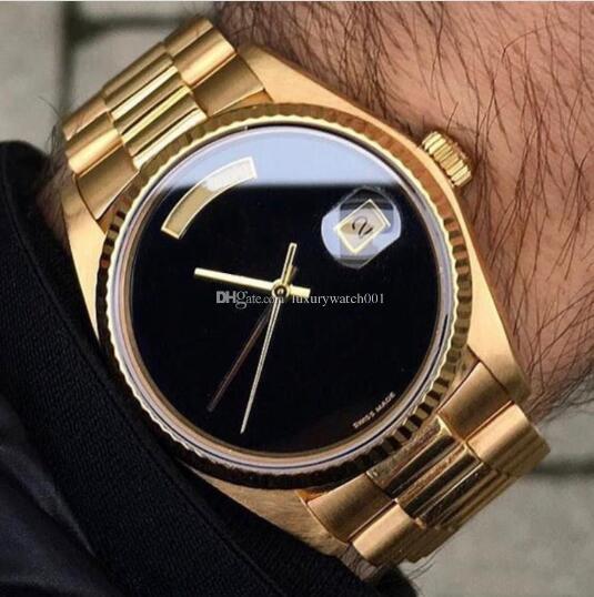 2019 Wholesale New Fashion daydate men watch Mechanical Automatic Movement Watches 40mm Mens Stainless Steel Watch Wristwatch