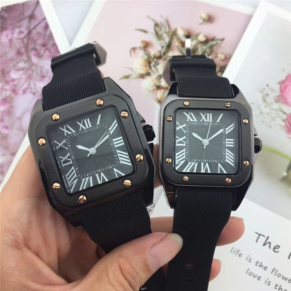 wholesale men women Luxury Watches Top Brand Casual watch Dress quartz watch Rome Numbers Wristwatches for Mens ladies relojes clock